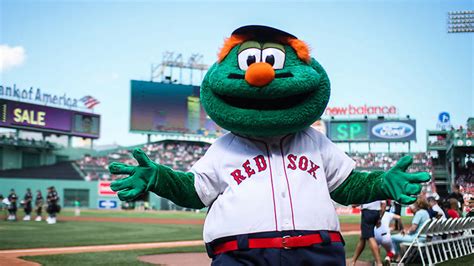 Red sox mascot wally the green monster